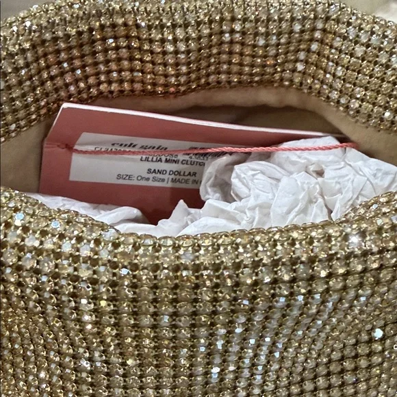Cult Gaia gold crystal clutch - Picture 3 of 4